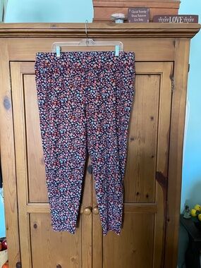 Denim&Co Floral Print Leggings